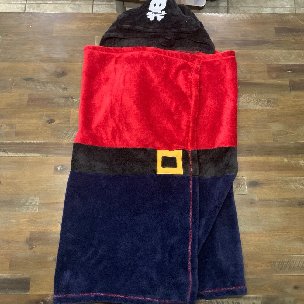Jumping Beans kids pirate character plush hooded wearable blanket